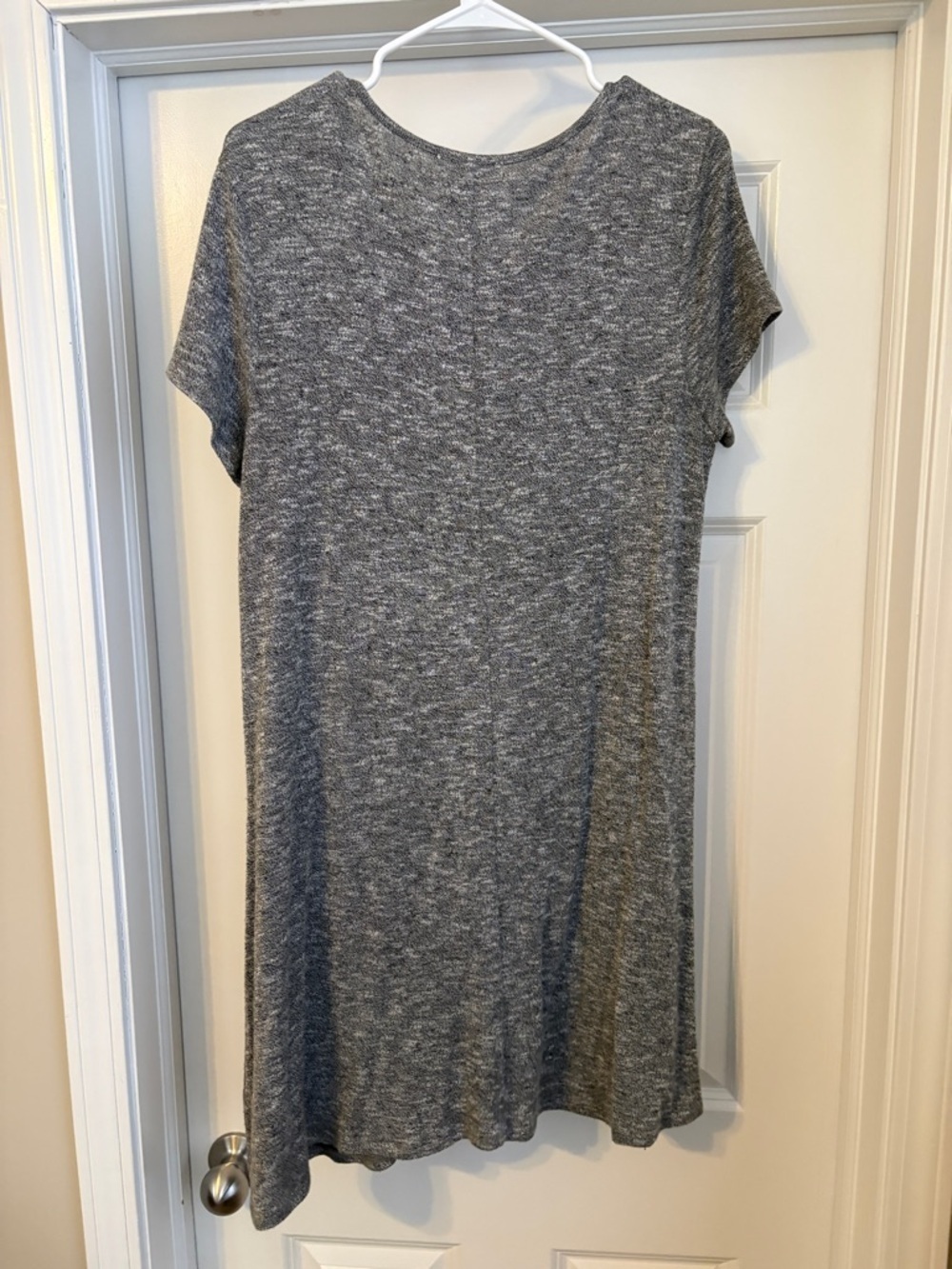 BUNDLE (2) Short sleeve Tshirt Mini Dresses Grey Women’s Large Causal Spring - Picture 11 of 12